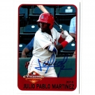 Julio Pablo Martinez autograph